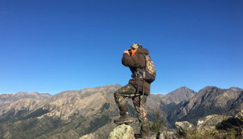 Hunter With Binoculars